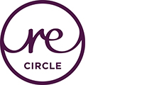 reCircle Logo aubergine 200x120px