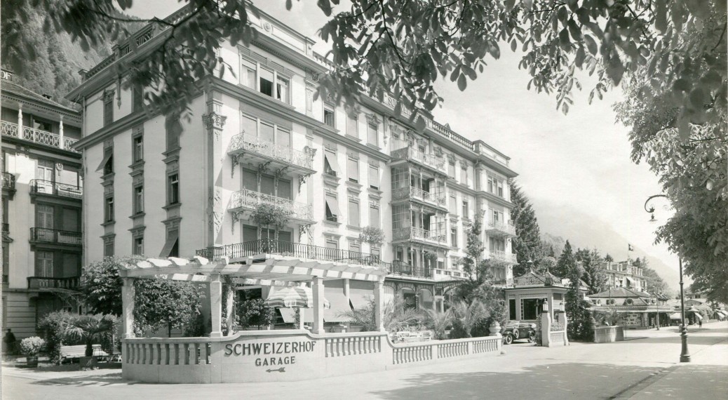 1942 Interlaken Hotel Schweizerhof SHTG 