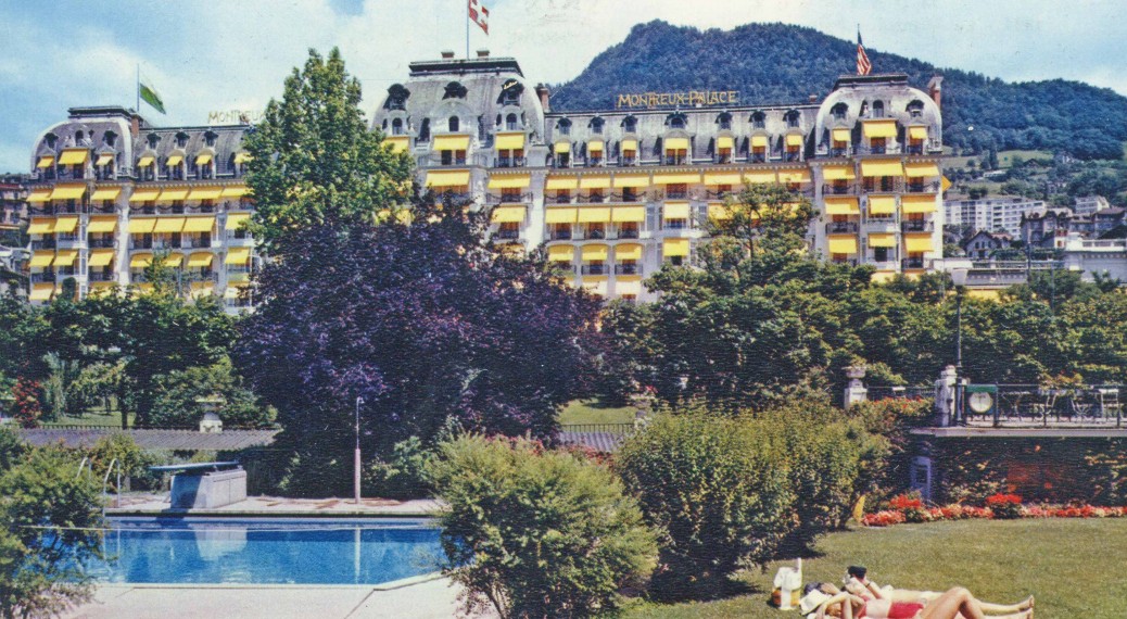 1970 ca Montreux Palace Hotel Cygne Club Grand Hotel   Palace tieflicht