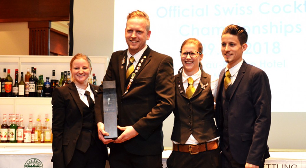 Offizielle Schweizer Cocktailmeisterschaft 2018 Preise Best Team CHB
